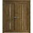 Interior Solid French Double Doors 36 x 80 inches | Ego 5014 Marble Oak | Wood Interior Solid Panel Frame | Closet Bedroom Modern Doors EGO Marble Oak