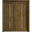 Sliding French Double Pocket Doors 36 x 80 inches | Ego 5014 Cognac Oak Veneer | Kit Rail Hardware | Solid Wood Interior Bedroom Modern Doors EGO Marble Oak