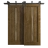 Sliding Closet Barn Bypass Doors 36 x 96 inches | Ego 5014 Cognac Oak Veneer | Modern 6.6ft Rails Hardware Set | Wood Solid Bedroom Wardrobe Doors EGO Marble Oak