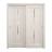 Sliding Closet Bypass Doors 48 x 80 inches | Ego 5014 Marble Oak | Rails Hardware Set | Wood Solid Bedroom Wardrobe Doors EGO Painted White Oak