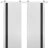 Sturdy Double Barn Door | Planum 0040 Matte Black with White Glass | 13FT Rail Hangers Heavy Set | Solid Panel Interior Doors White