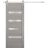 Sturdy Barn Door | Quadro 4113 Ginger Ash with Frosted Glass | Silver 6.6FT Rail Hangers Heavy Hardware Set | Solid Panel Interior Doors Ginger Ash