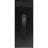 Front Exterior Aluminum Door / Ronex 0521 Black / Prehung Entry Steel Metal Modern Painted W36"xH80+16" Left-hand Inswing Black