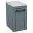 Side Vanity Cabinet Palm Beach Collection Gray Matt Color 12" Green Matte