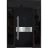 Front Exterior Prehung Steel Door / Deux 6072 Black Enamel / 2 Sidelight and Transom Window Sidelite / Entry Metal Modern Painted W12+36+12" x H80+16" Right hand Inswing Black