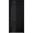 Front Exterior Prehung Steel Door / Deux 6078 Black Enamel / Entry Metal Modern Painted W36" x H80" Right hand Inswing Black