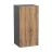 24" x 30" Wall Cabinet-Single Door-with White Gloss door Natural Teak