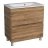 Modern Free Standing Bathroom Vanity with Washbasin | Comfort Rosewood Collection | Non-Toxic Fire-Resistant MDF Teak Natural