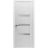 Solid French Door Opaque Glass / Sete 6900 White Silk / Single Regular Panel Frame Handle / Bathroom Bedroom Modern Doors -18" x 80" White
