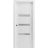 Sliding Pocket Door 18 x 80 inches with Opaque Glass / Sete 6900 White Silk / Kit Rail Hardware / MDF Interior Bedroom Modern Doors White