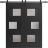 Sturdy Double Barn Door with Frosted Glass | Sete 6933 Light Grey Oak | 13FT Rail Hangers Heavy Set | Solid Panel Interior Doors-36" x 80" (2* 18x80) Black Matte
