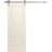 Modern Barn Door 18" x 80" inches / Mela 7001 Painted Creamy / 6.6FT Silver Rail Track Heavy Hardware Set / Solid Panel Interior Doors Painted Creamy