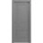 Sliding Pocket Door 18 x 84 inches / Mela 7001 Painted Creamy / Kit Rail Hardware / MDF Interior Bedroom Modern Doors Painted Grey