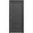 Sliding Pocket Door 18 x 84 inches / Mela 7001 Painted Creamy / Kit Rail Hardware / MDF Interior Bedroom Modern Doors Painted Black