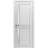 Interior Solid French Door | Veregio 7288 Light Grey Oak with Frosted Glass | Single Regular Panel Frame Trims Handle | Bathroom Bedroom Sturdy Doors  White