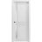 Sliding French Pocket Door | Veregio 7288 Matte Grey with Frosted Glass | Kit Trims Rail Hardware | Solid Wood Interior Bedroom Sturdy Doors White
