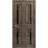 Sliding Closet Bi-fold Doors | Veregio 7288 Antracite with Frosted Glass | Sturdy Tracks Moldings Trims Hardware Set | Wood Solid Bedroom Wardrobe Doors  Cognac Oak