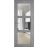 Front Exterior Prehung FiberGlass Door Clear Glass See-through / Manux 8555 Grey Ash Clear Glass / Office Commercial and Residential Doors Entrance Patio Garage Gray Ash