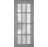 Front Exterior Prehung FiberGlass Door Frosted Glass / Manux 8312 Grey Ash / Office Commercial and Residential Doors Entrance Patio Garage-W36" x H80"-Left-hand Inswing Gray Ash