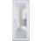 Front Exterior Prehung FiberGlass Door Frosted Glass / Manux 8102 Matte Black / Office Commercial and Residential Doors Entrance Patio Garage White