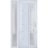 Front Exterior Prehung FiberGlass Door Frosted Glass / Manux 8088 White Silk / Sidelight Exterior Window / Office Commercial and Residential Doors Entrance Patio Garage-W36+14" x H80"-Left-hand Inswing White