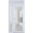 Front Exterior Prehung FiberGlass Door Frosted Glass / Manux 8102 Matte Black / Sidelight and Transom Window / Office Commercial and Residential Doors Entrance Patio Garage-W30+12" x H80+14"-Right-hand Inswing White