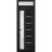 Front Exterior Prehung FiberGlass Door Frosted Glass / Manux 8088 White Silk / Transom Window / Office Commercial and Residential Doors Entrance Patio Garage-W36" x H80+14"-Right-hand Inswing Black