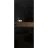 Invisible Solid Hidden Door with Handle | Termix 0801 Graphite with Silver Hidden Frame 18" x 80" Right-hand Inswing Silver Frame | Concealed Hinges Lock Handle | Modern Frameless Doors Sahara Black