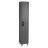 Side Vanity Cabinet WOODMIX Collection Grey Matte Color 12" Gray Matte