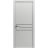 Modern Wood Interior Door with Hardware | Riviera 9001 Painted Grey 24" x 78" | Single Panel Frame Trims | Bathroom Bedroom Sturdy Doors Matte Grey