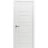 Modern Wood Interior Door with Hardware | Majestic 9012 Painted White | Single Panel Frame Trims | Bathroom Bedroom Sturdy Doors - 16" x 78" White