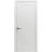 Modern Wood Interior Door with Hardware | Majestic 9025 Painted White 16" x 96" | Single Panel Frame Trims | Bathroom Bedroom Sturdy Doors White