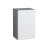 9" x 24" Wall Cabinet-Single Door-with Natural Teak door White