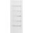Lite Slab Barn Door Panel | Quadro 4117 White Silk with Frosted Glass | Sturdy Finished Wooden Modern Doors | Pocket Closet Sliding White