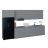 Kitchen Timekeeper Collection Black Color & Gray Base Size 13Ft Wide Gray