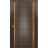 Sliding Closet Bi-fold Doors | Planum 1010 Matte Black and Aluminum Strips | Sturdy Tracks Moldings Trims Hardware Set | Wood Solid Bedroom Wardrobe Doors Chocolate Ash