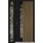 Front Exterior Prehung Aluminum Door / Cynex 6113 Natural Oak / Entry Steel Metal Modern Painted W36+12"xH80" Right-hand Inswing Natural Oak