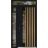 Front Exterior Prehung Aluminum Door / Cynex 6113 Natural Oak / Entry Steel Metal Modern Painted W36+12"xH80+12" Right-hand Inswing Natural Oak