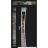 Front Exterior Prehung Aluminum Door / Cynex 6116 Black / Entry Steel Metal Modern Painted W36+14"xH80+16" Left-hand Inswing Black