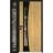 Front Exterior Prehung Aluminum Door / Cynex 6116 Black / Entry Steel Metal Modern Painted W36+16"xH80" Right-hand Inswing Natural Oak
