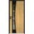 Front Exterior Prehung Aluminum Door / Cynex 6116 Black / Entry Steel Metal Modern Painted W36"xH80" Left-hand Inswing Natural Oak