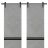 Sturdy Double Barn Door with Hardware | Planum 0012 White Silk and Aluminum Strips | 13FT Rail Hangers Heavy Set | Modern Solid Panel Interior Doors Concrete