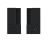 AGB Wave Hidden Handle for Interior Doors for Magnetic Lock, Matte Black, Privacy Black Matte