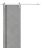 Sliding Barn Door with 6.6ft Hardware | Planum 0016 Matte Grey and Aluminum Strips | Rail Hangers Sturdy Silver Set | Modern Solid Panel Interior Doors Concrete