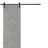 Sliding Barn Door with Hardware | Planum 0010 Primed | 6.6FT Rail Hangers Sturdy Set | Modern Solid Panel Interior Doors Concrete