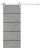 Sliding Barn Door with 6.6ft Hardware | Planum 0015 Matte Grey and Aluminum Strips | Rail Hangers Sturdy Silver Set | Modern Solid Panel Interior Doors Concrete