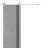 Sliding Barn Door with 6.6ft Hardware | Planum 0011 Matte Grey and Aluminum Strips | Rail Hangers Sturdy Silver Set | Modern Solid Panel Interior Doors Concrete