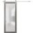 Sturdy Barn Door | Planum 2102 Oak with Frosted Glass | 6.6FT Rail Hangers Heavy Hardware Set | Solid Panel Interior Doors Ginger Ash