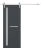 Sturdy Barn Door | Veregio 7288 White Silk with Frosted Glass | 6.6FT Silver Rail Hangers Heavy Hardware Set | Solid Panel Interior Doors Antracite