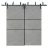 Barn Bypass Doors with 6.6ft Hardware | Planum 0014 Matte Grey and Aluminum Strips | Sturdy Heavy Duty Rails Kit Steel Set | Double Sliding Door Concrete